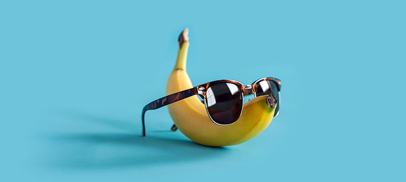 MailChimp Banana Glasses