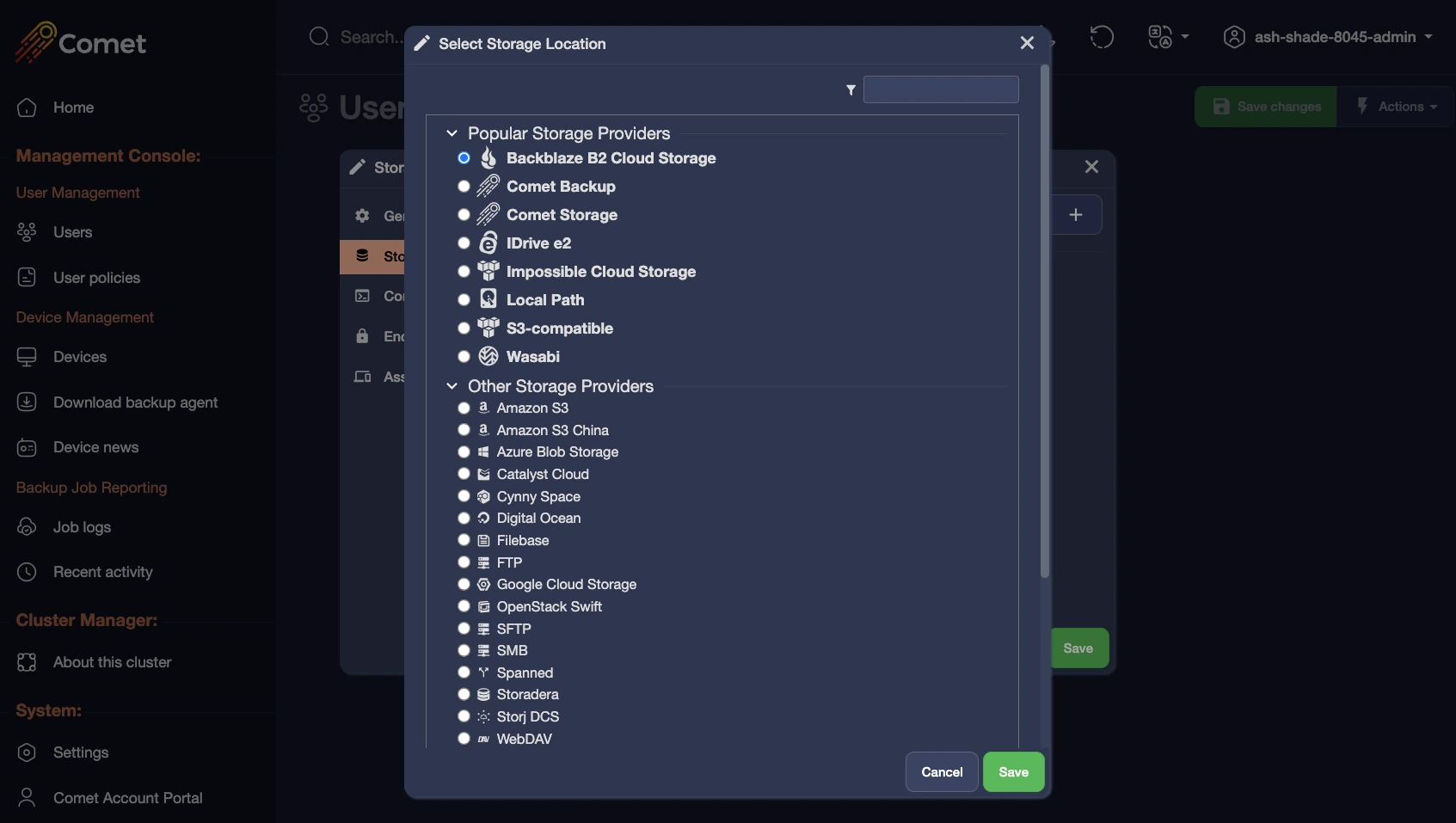 Integrate both cloud and on premises storage.