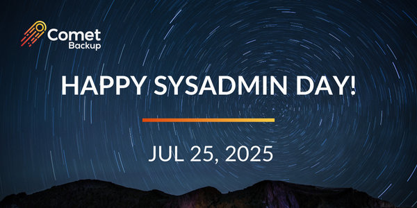 Happy SysAdmin Appreciation Day space background